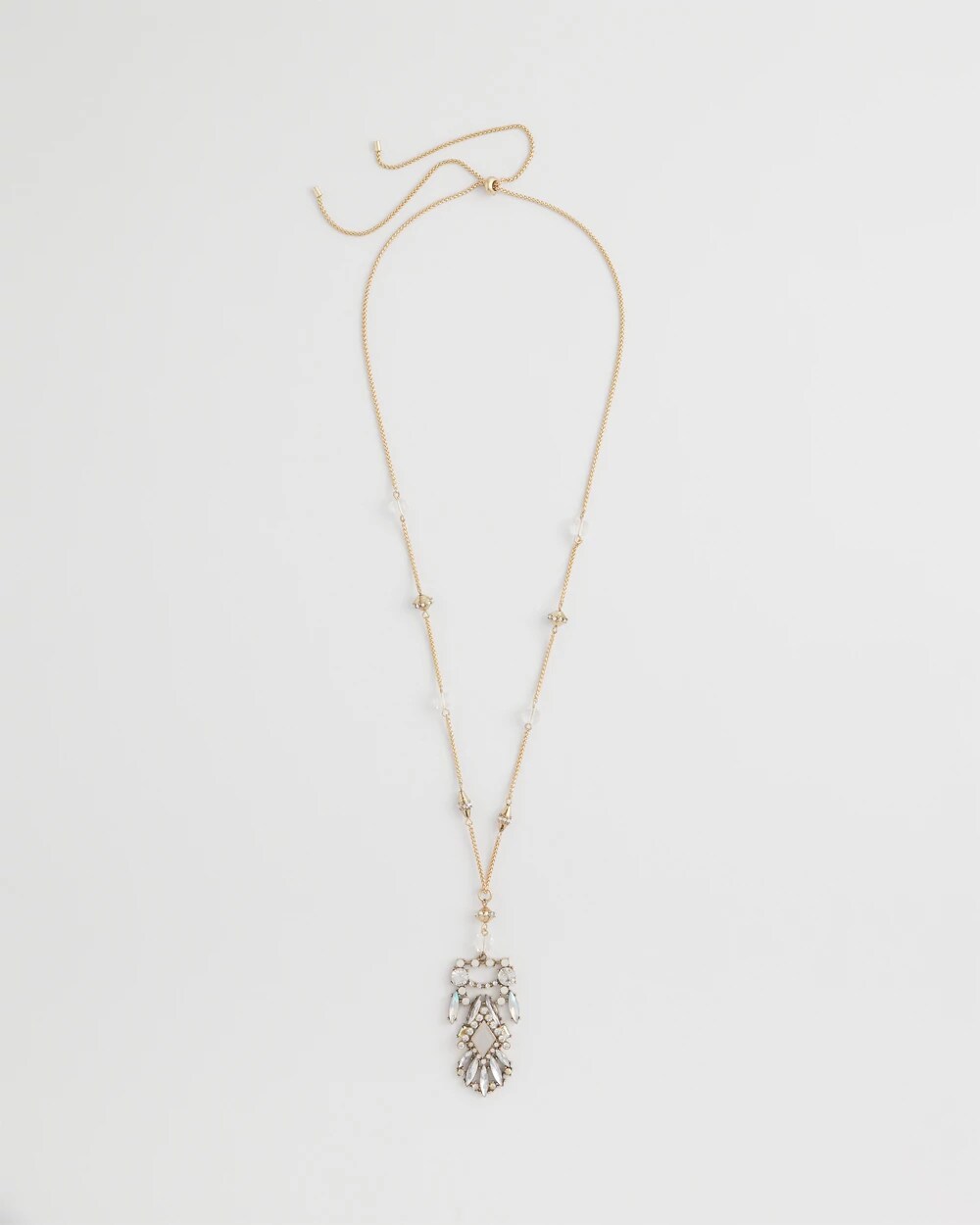 Adjustable Opalescent Pendant Necklace - Chico's