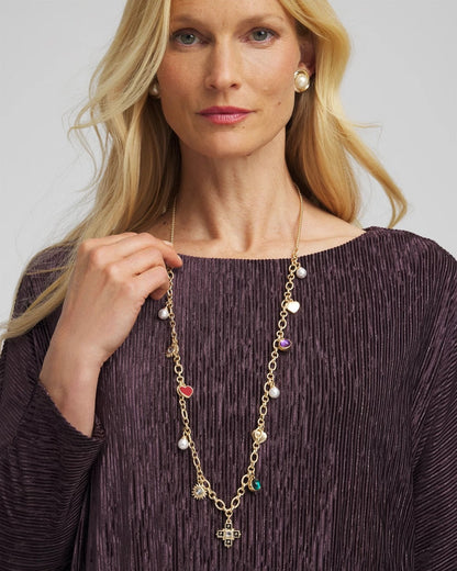 Adjustable Charm Necklace - Chico's