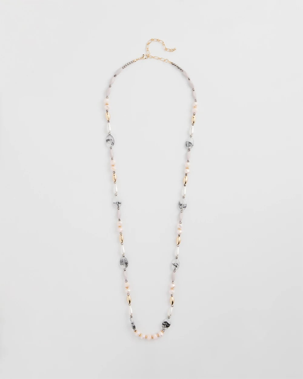 Pink Art Deco Beaded Necklace - Chico's