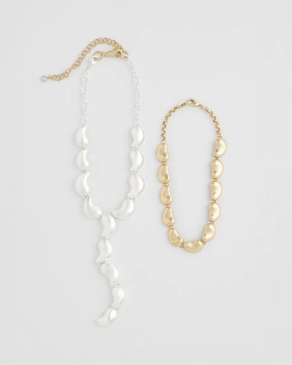 Convertible Mixed-Metals Y-Necklace - Chico's