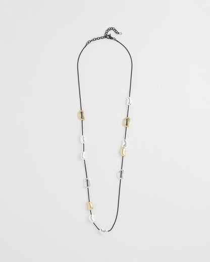 Mixed-Metal Charm Necklace - Chico's