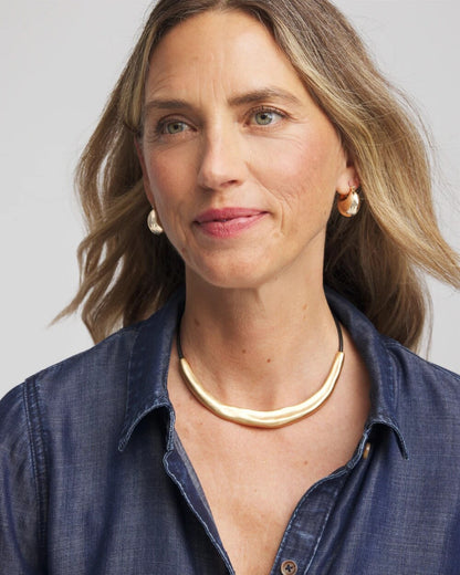 Mixed-Metal Collar Necklace - Chico's