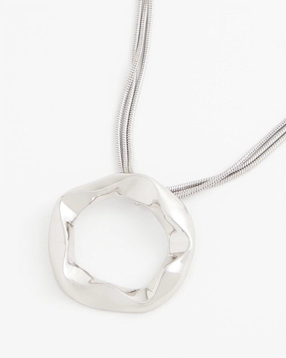 Short Circle Pendant Necklace - Chico's