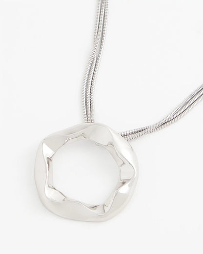 Short Circle Pendant Necklace - Chico's