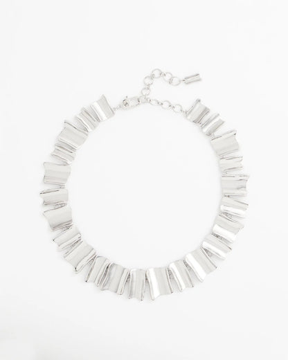 Silver Wave Collar Necklace - Chico's