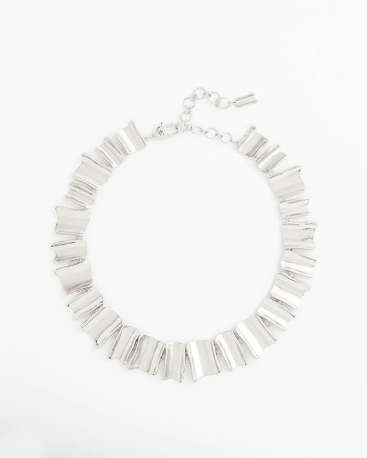 Silver Wave Collar Necklace - Chico's