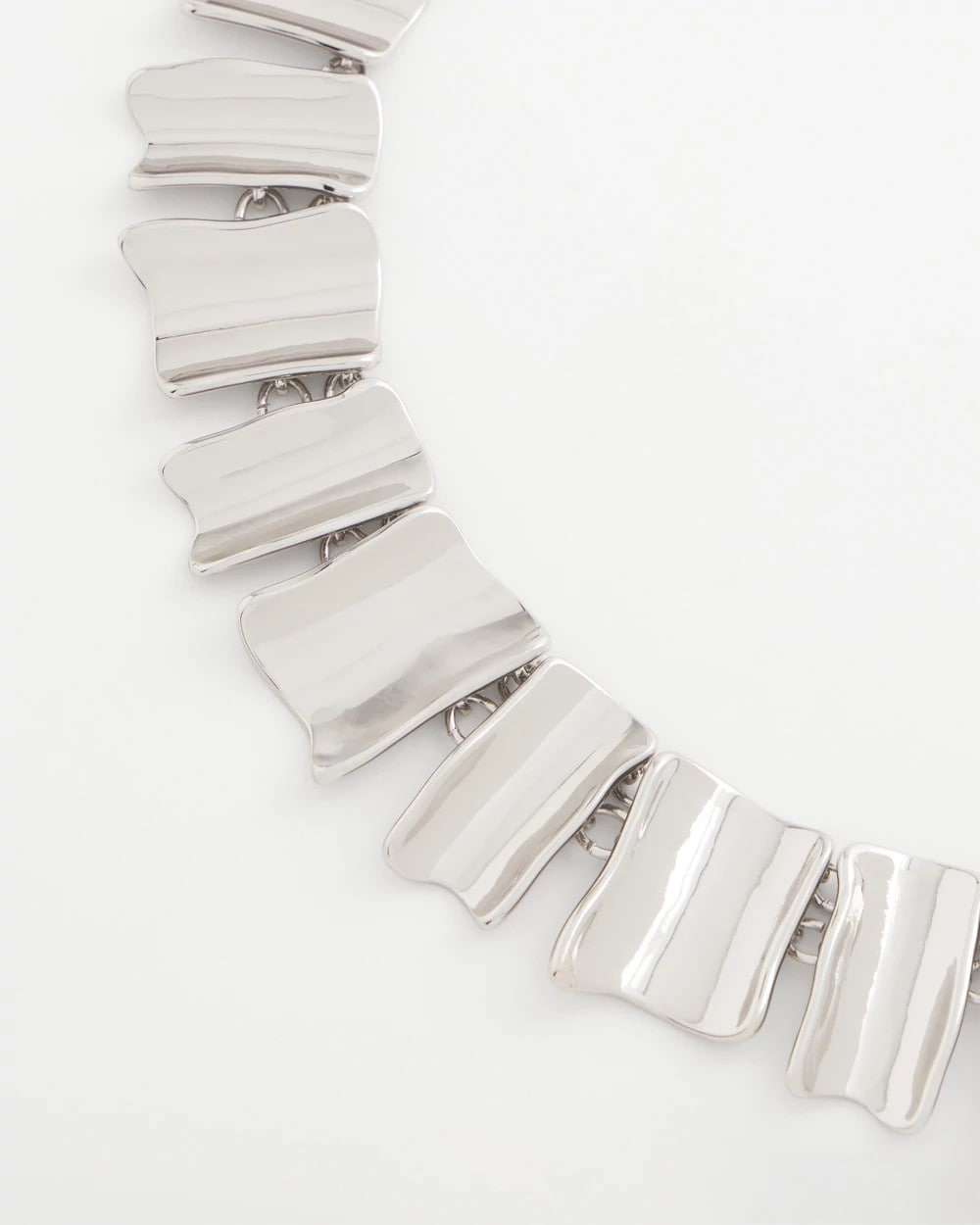 Silver Wave Collar Necklace - Chico's