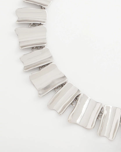 Silver Wave Collar Necklace - Chico's
