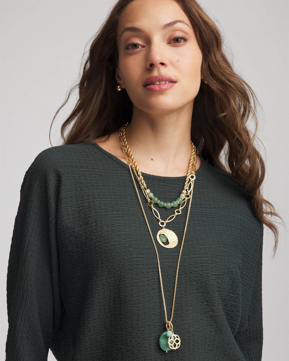 Convertible Triple-Strand Pendant Necklace - Chico's