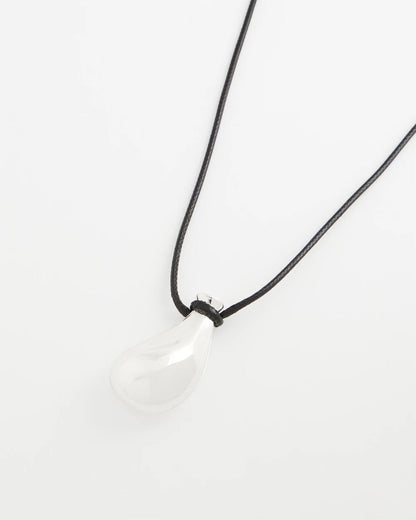 Silvertone Adjustable Pendant Necklace - Chico's