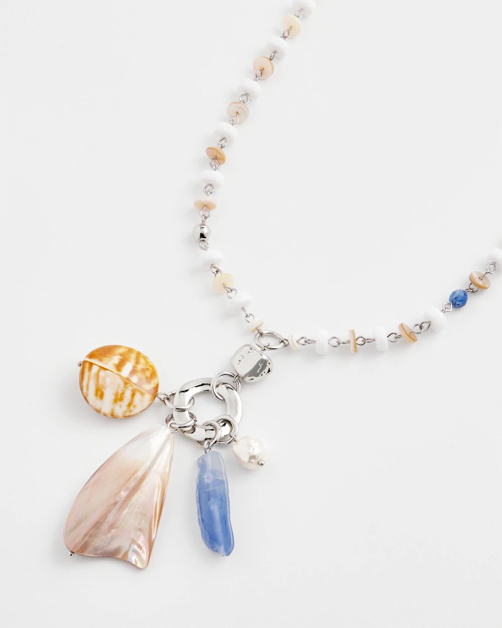 Seashell Beaded Pendant Necklace - Chico's