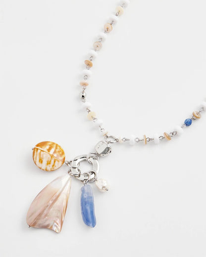 Seashell Beaded Pendant Necklace - Chico's