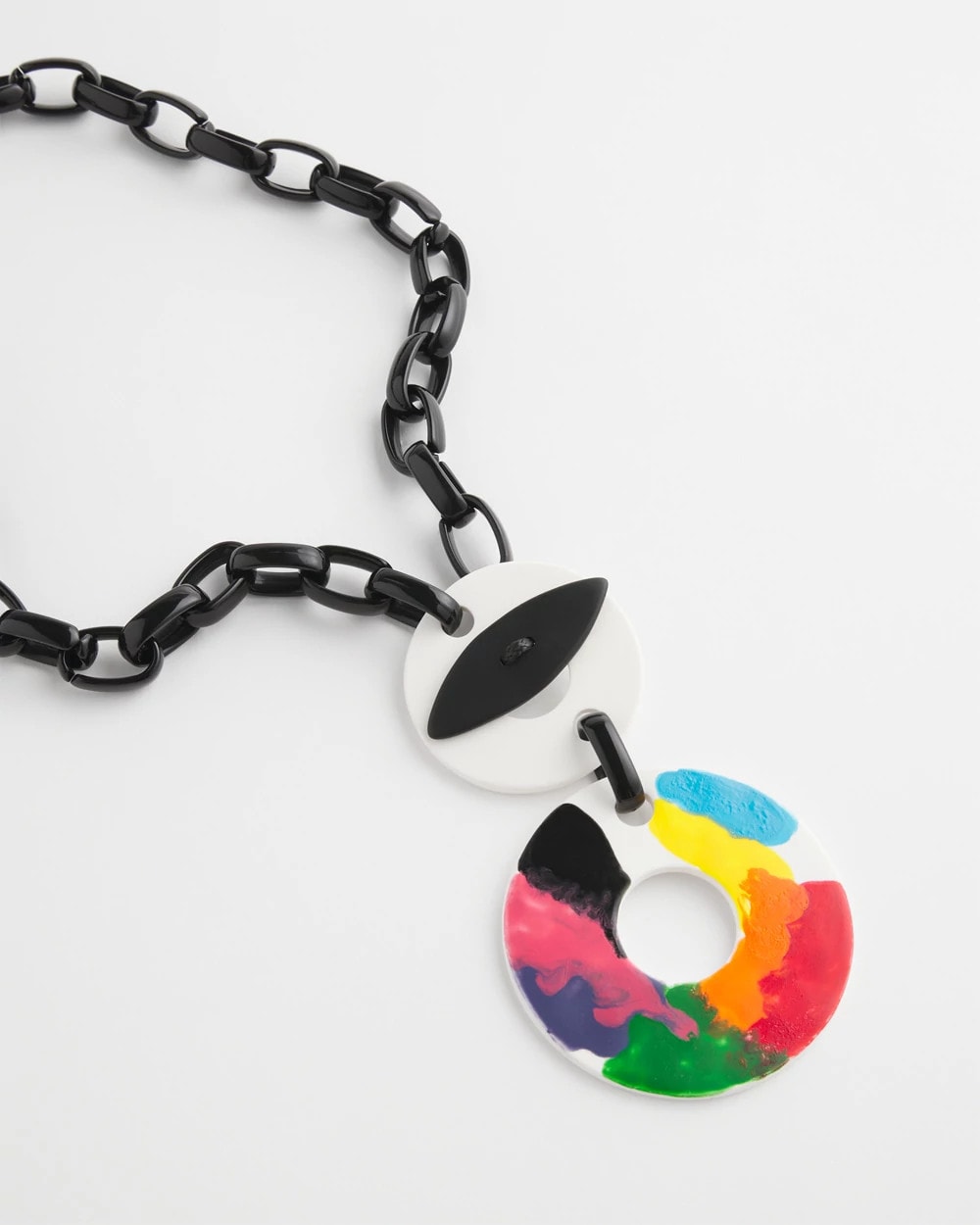SYLCA® x Chico's Multi-Color Chain Toggle Necklace - Chico's