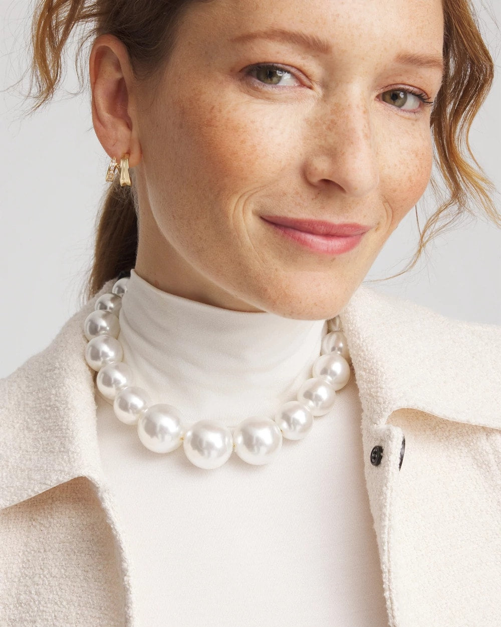 Large Pearl Collar Necklace - Chico's