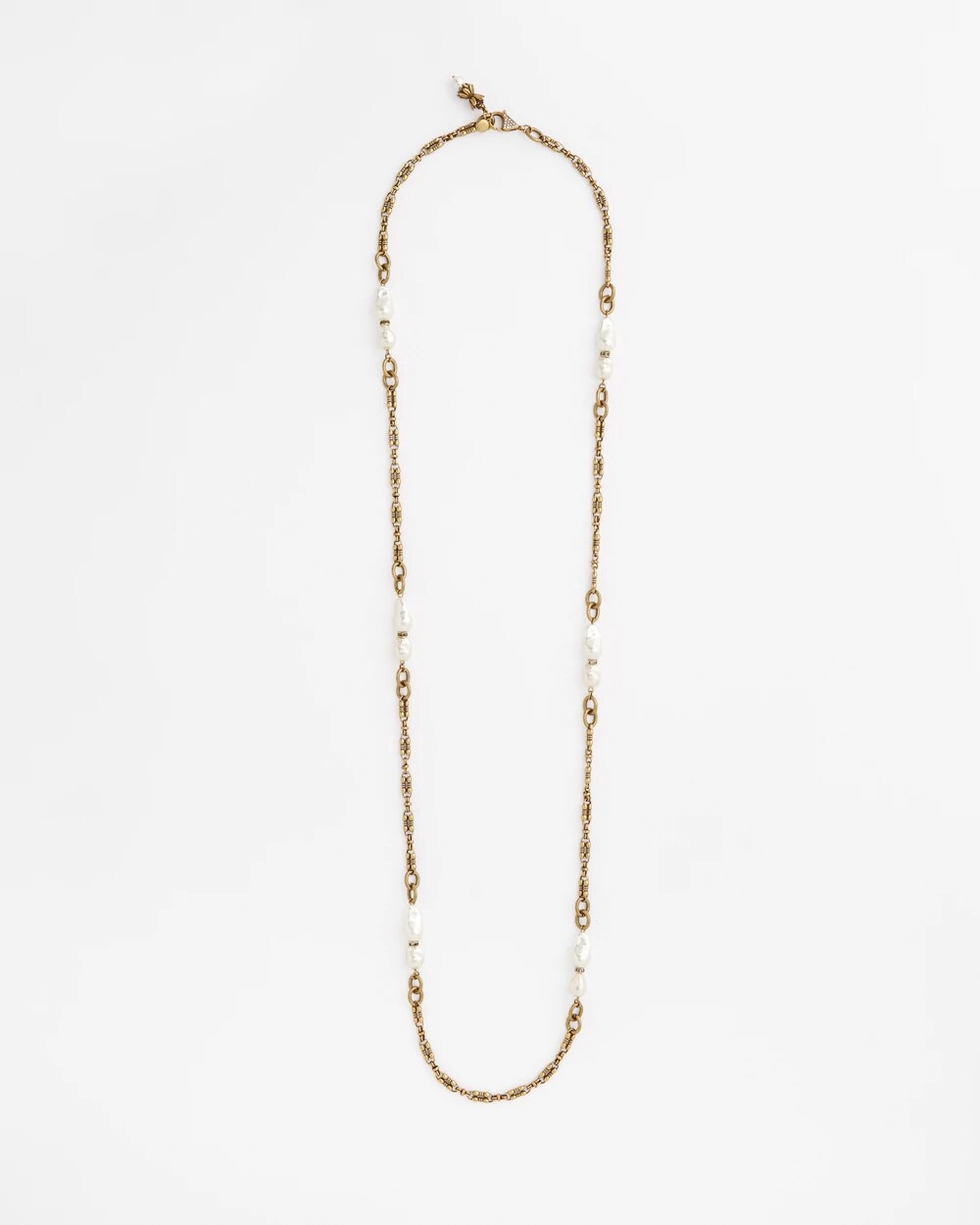 Single Strand Modern Pearl Necklace - Chico's