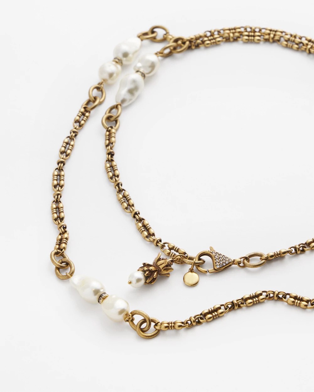 Single Strand Modern Pearl Necklace - Chico's