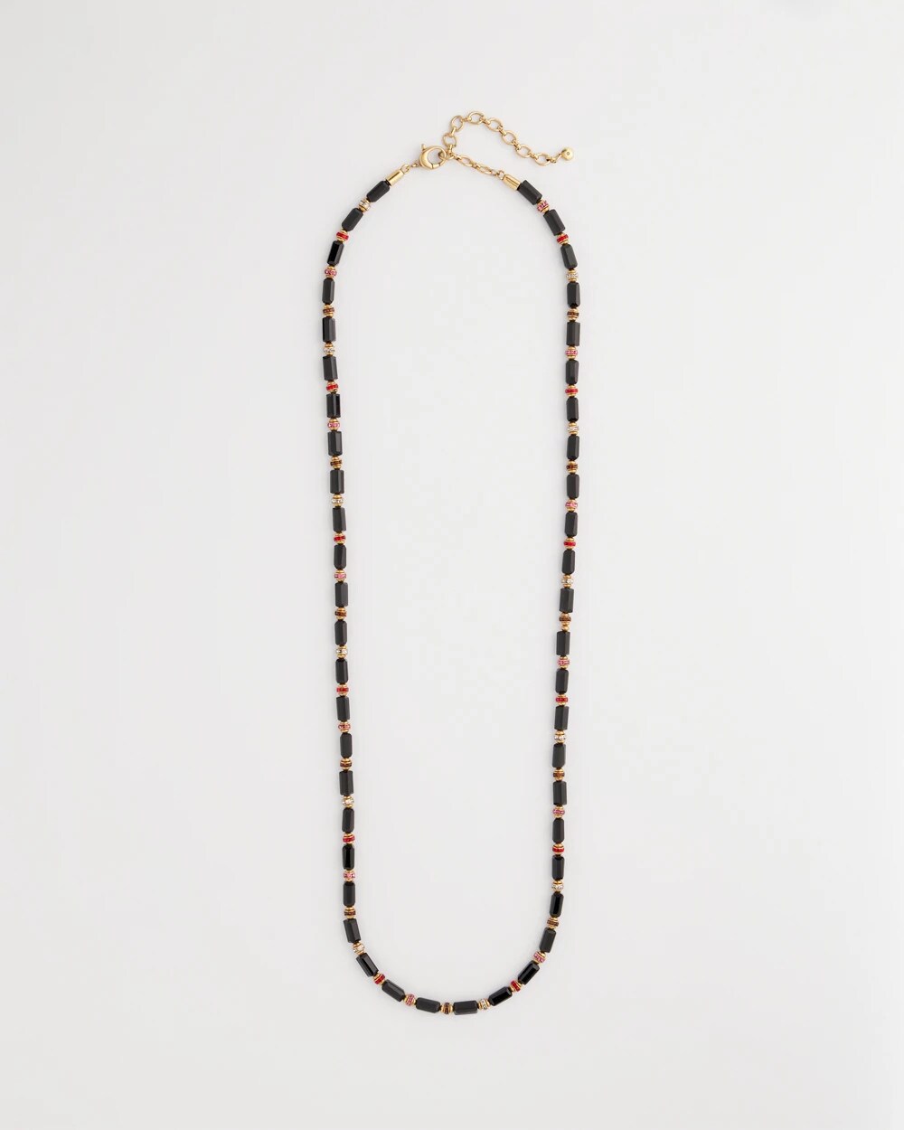 Art Deco Bar Bead Long Necklace - Chico's