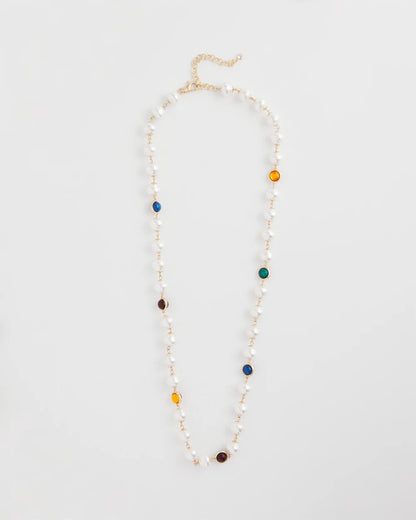 Beaded Faux Pearl Single-Strand Necklace - Chico's