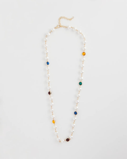 Beaded Faux Pearl Single-Strand Necklace - Chico's