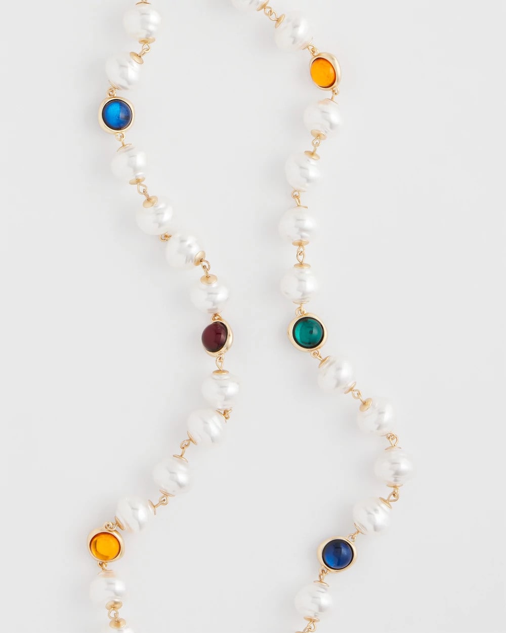 Beaded Faux Pearl Single-Strand Necklace - Chico's