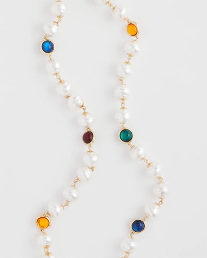 Beaded Faux Pearl Single-Strand Necklace - Chico's