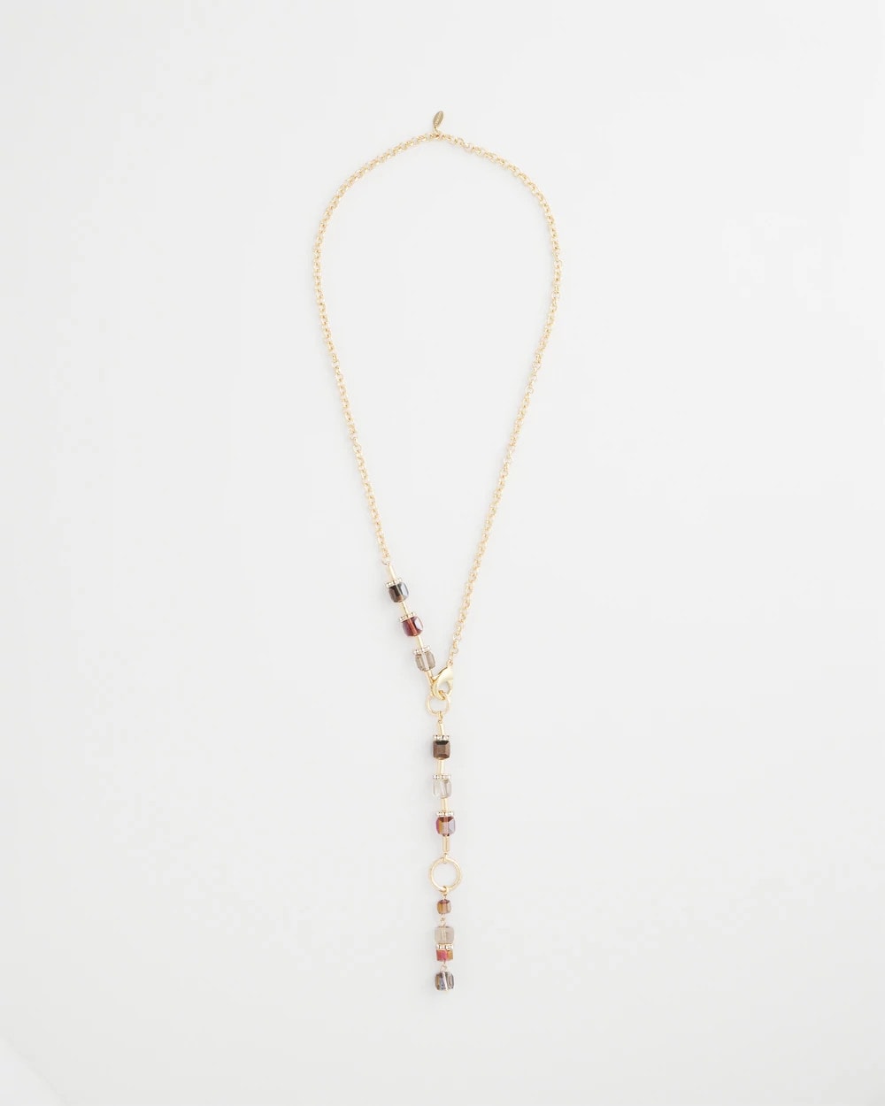 Art Deco Geo Glass Bead Y-Necklace - Chico's