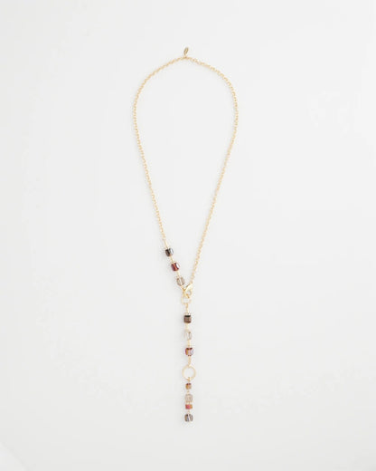 Art Deco Geo Glass Bead Y-Necklace - Chico's