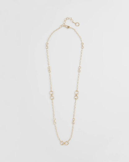 Equestrian Horsebit Long Link Necklace - Chico's