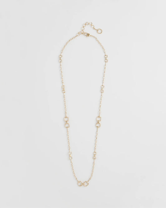 Equestrian Horsebit Long Link Necklace - Chico's