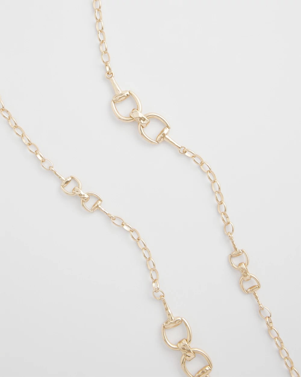 Equestrian Horsebit Long Link Necklace - Chico's