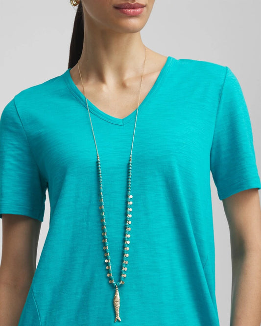 Turquoise Bead Necklace - Chico's