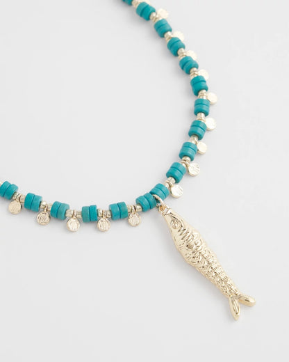 Turquoise Bead Necklace - Chico's