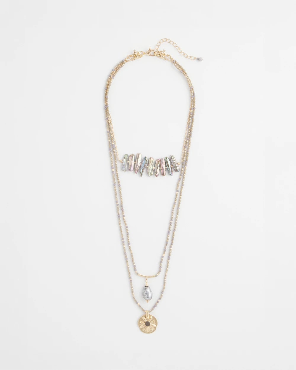 Convertible Abalone Pendant Necklace - Chico's