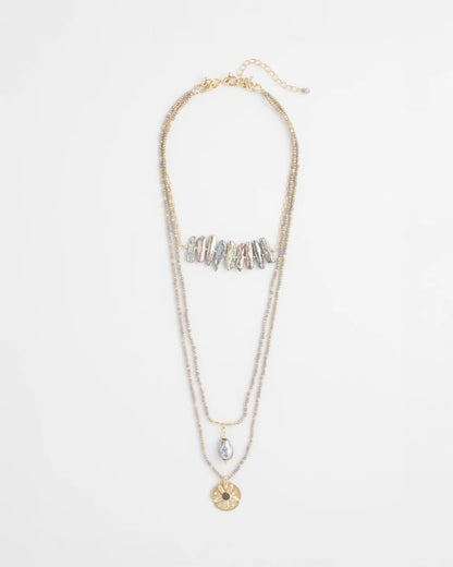 Convertible Abalone Pendant Necklace - Chico's