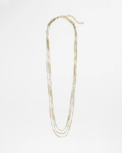 Multi Strand Gold-Tone Necklace - Chico's