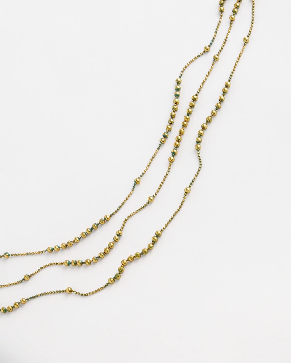 Multi Strand Gold-Tone Necklace - Chico's