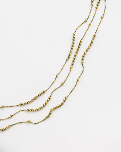 Multi Strand Gold-Tone Necklace - Chico's
