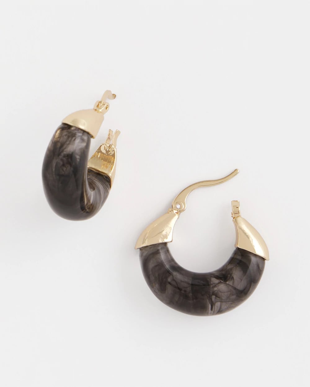 Marble Gold Hoop Earrings - Chico's