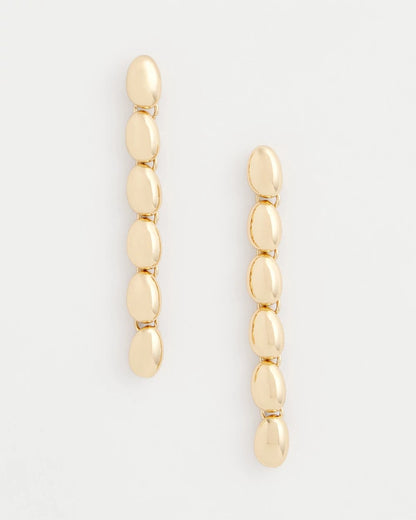 Gold Linear Beaded Earrings - Chico's