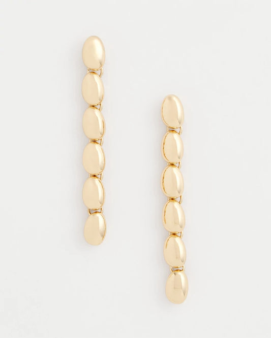 Gold Linear Beaded Earrings - Chico's