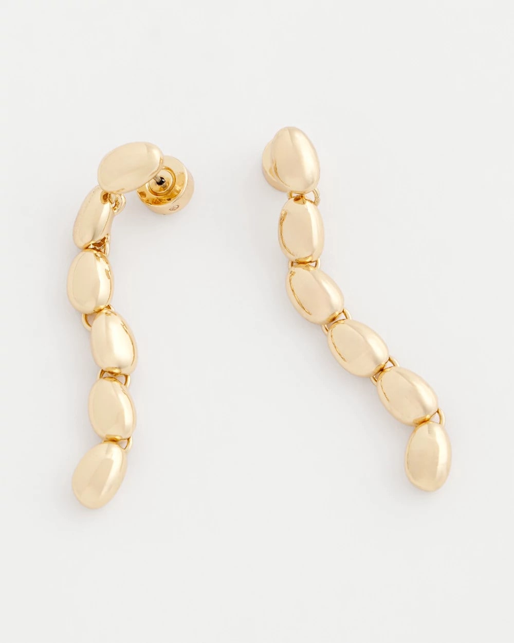 Gold Linear Beaded Earrings - Chico's