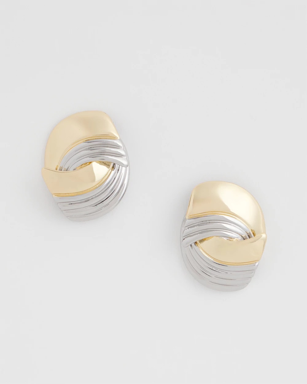 Mixed Metal Stud Earrings - Chico's
