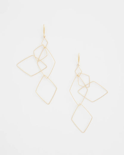Diamond Shaped Linear Earrings - Chico's