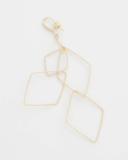 Diamond Shaped Linear Earrings - Chico's