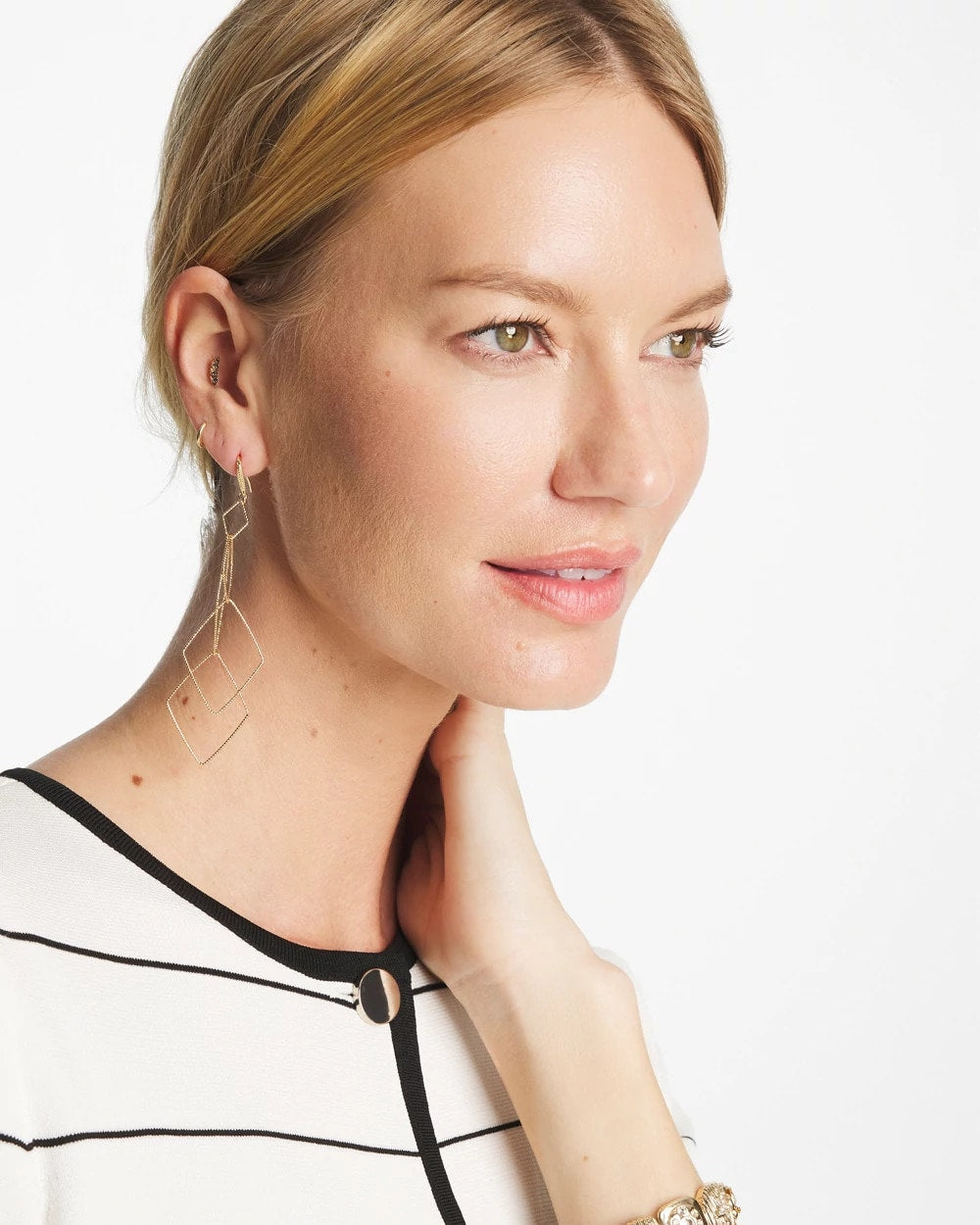 Diamond Shaped Linear Earrings - Chico's