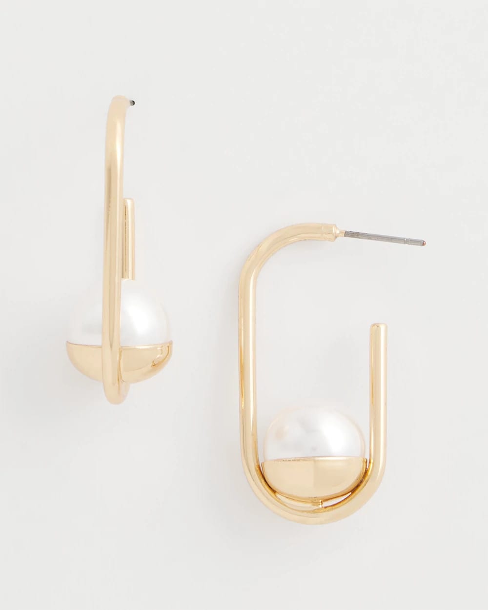 Pearl Gold Hoop Earrings - Chico's
