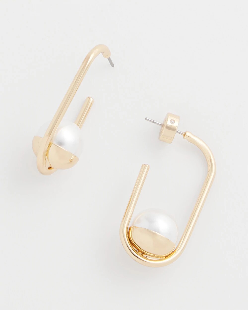 Pearl Gold Hoop Earrings - Chico's