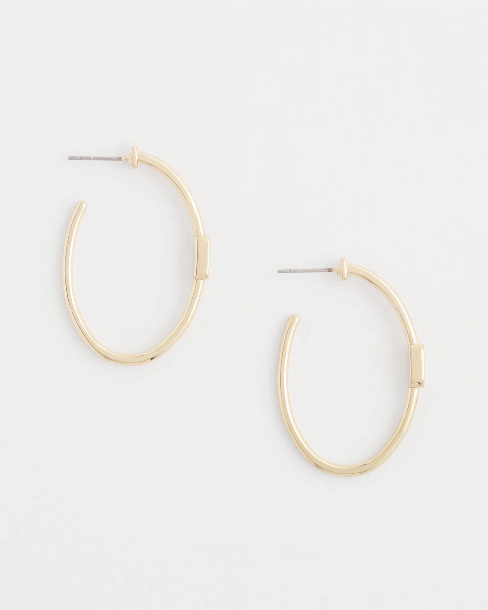 Gold Oval Hoop Earrings - Chico's