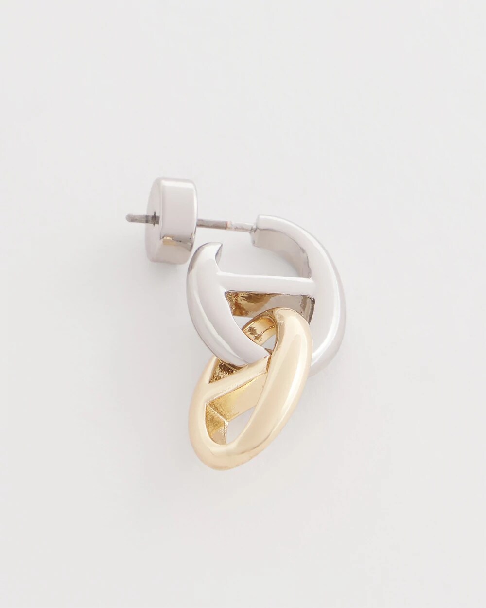 Mixed Metal Link Earrings - Chico's