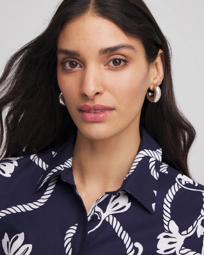 Silver Puff Hoop Earrings - Chico's